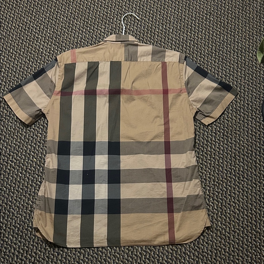 Burberry Multicolor Checkered Button Down Shirt - Picture 3 of 3